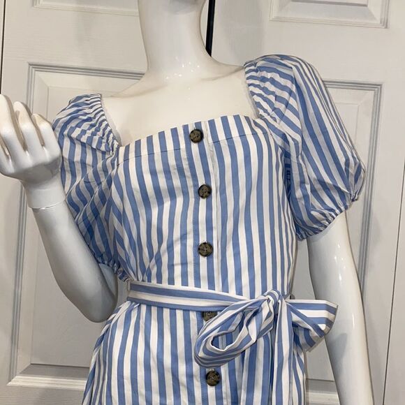 New JCrew striped midi dress - Picture 5 of 11